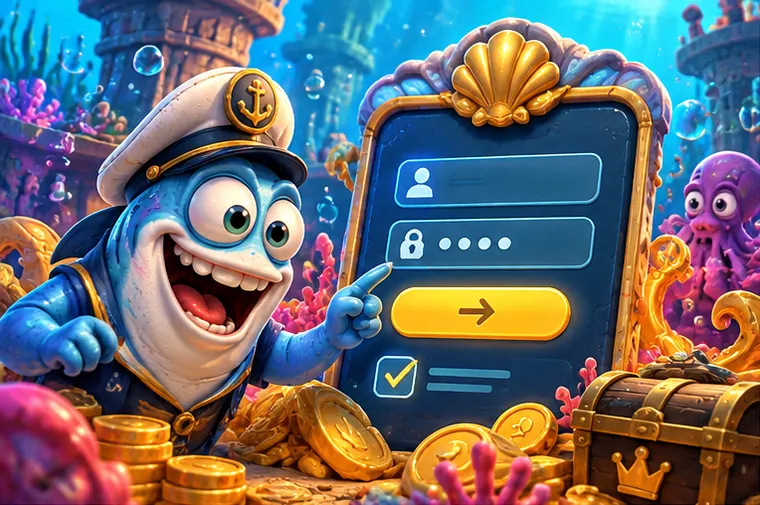 Secure login form under the sea